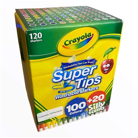 Plumones Crayola Super Tips Pz