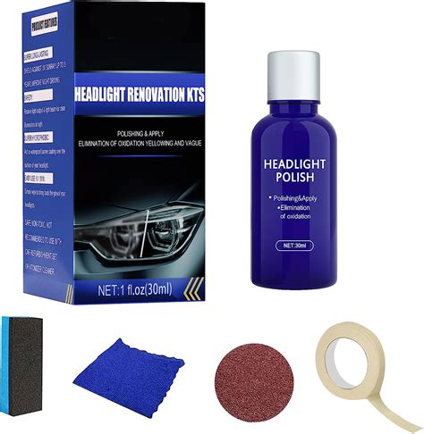 Amazon Fr Kuirunrx Kit Polissage Phares Fluid De Restauration De