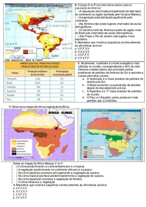 Respostas do livro Por Dentro da Geografia 8º ano Atividades 2022