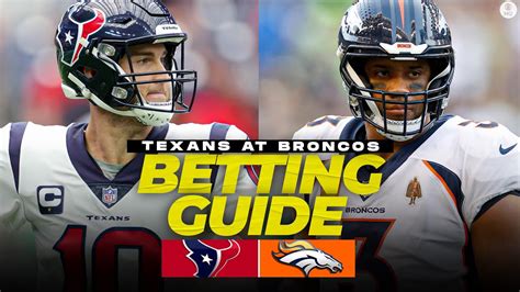 Texans At Broncos Betting Preview Free Expert Picks Props Nfl Week 2