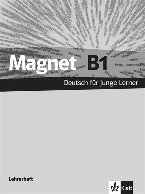 Magnet B1 Deutsch für junge Lernende Lehrerheft Magnet neu Deutsch