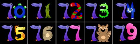 number creatures   reupload  victordaniel  deviantart