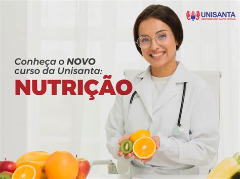 Conheça o novo curso da Unisanta Nutrição Notícias Unisanta