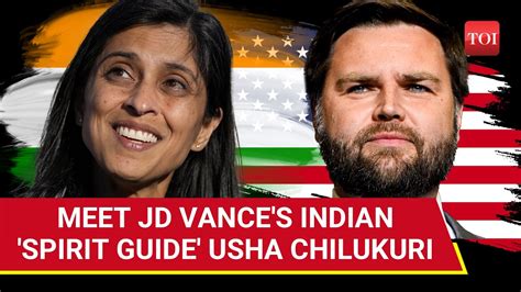 Hindu Spirit Guide Behind Trumps V P Pick Meet Jd Vances Wife Usha