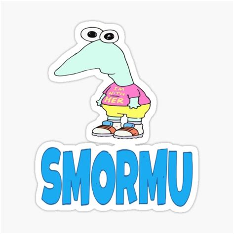 "Smiling Friends Smormu T-Shirt High Res Classic" Sticker for Sale by bagelsaurus | Redbubble