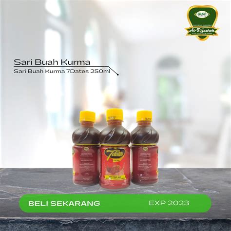 Jual MINUMAN SARI BUAH KURMA 7DATES 250ML Shopee Indonesia