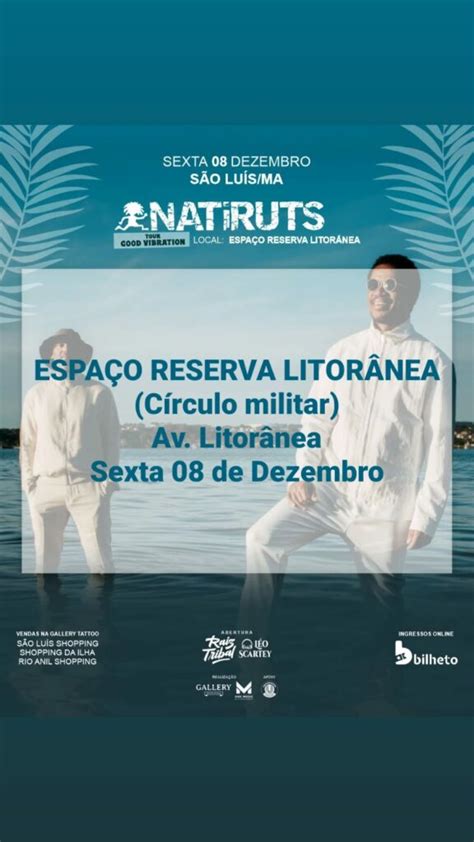 Natiruts traz o Tour Good Vibration para São Luís nesta sexta feira 08