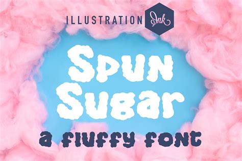 Spun Sugar Font By Illustration Ink · Creative Fabrica