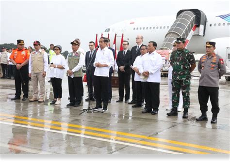 Presiden Joko Widodo Berangkatkan Dukungan Kemanusiaan Untuk Turki Dan