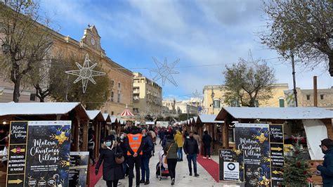 Matera Christmas Village il villaggio natalizio più bello del Sud