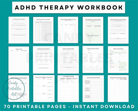 ADHD Workbook Executive Function Planner Adult ADHD Therapy, 49% OFF