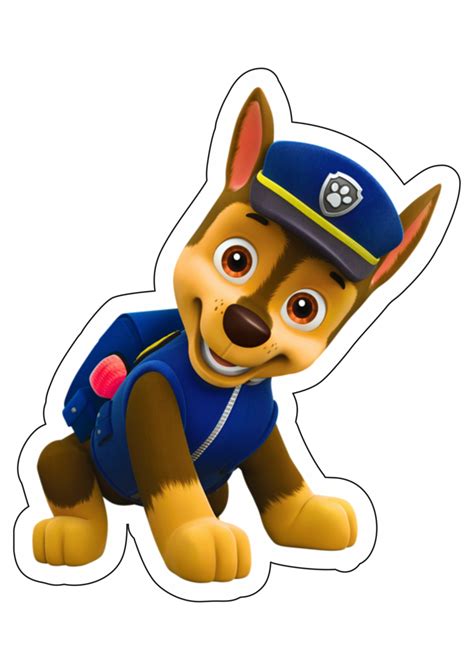 Cao Da Patrulha Canina - Paw patrol Chase cão policial Patrulha canina desenho infantil centro ...
