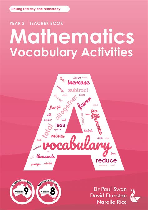 Mathematics Vocabulary Activities Year 3 Kit Dr Paul Swan