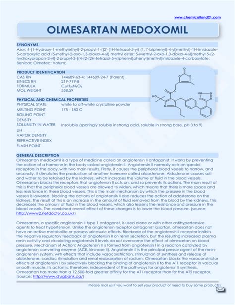 Olmesartan Medoxomil