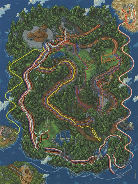 You Wont Believe The Insane Detail In These Incredible Movie Maps Jurassic Park Jurassic