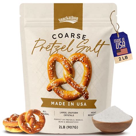 amazoncom snackathon coarse pretzel salt heat resistant large