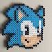 Sonic The Hedgehog Perler Midi Bead Sprite Bit Pixel Art Etsy Uk