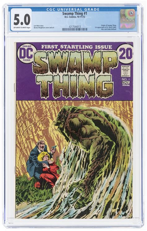 Hake S Swamp Thing October November Cgc Vg Fine First