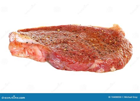 Raw Seasoned Round Steak Stock Photo Image Of Nutrition 10408050