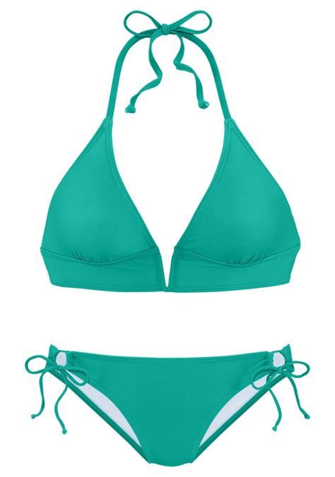 Vivance Triangel Bikini Valenta grün Cup A B 32 LASCANA de