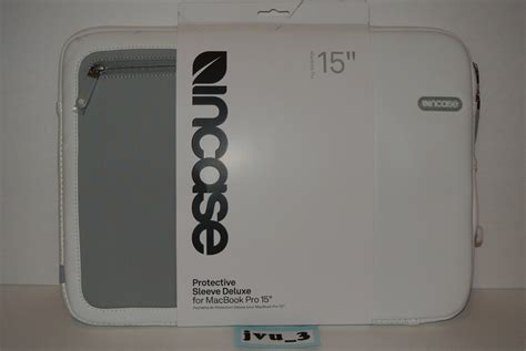 New Incase Protective Sleeve Deluxe White 15 Macbook Pro Cl57565 Ebay