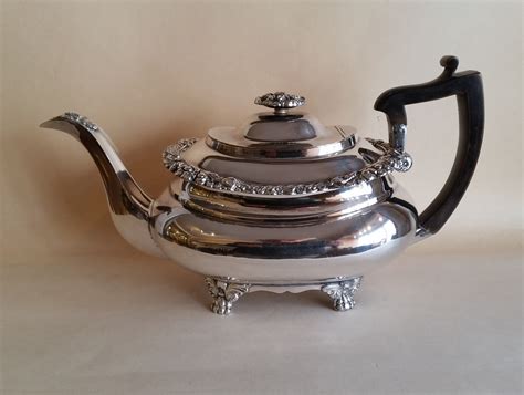 Old Sheffield Plate Teapot £sold Henry Willis Antique Silver Dealer