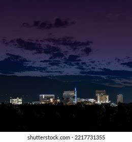 Skyline Boise Idaho Night Square Crop Stock Photo 2217731355 | Shutterstock