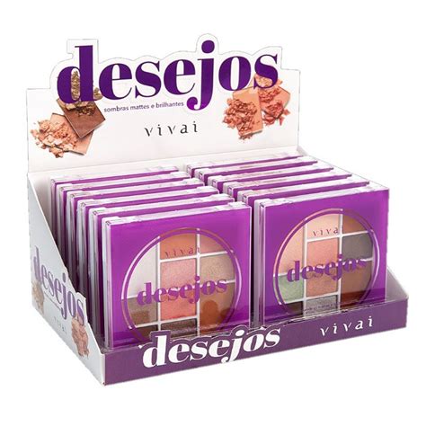 Vivai Paleta De Sombra Desejos 4060 Kit C 12 Und Distribuidora