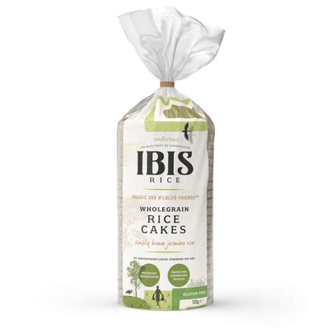 Organic Wholegrain Rice Cakes With Kep Sea Salt Ibis Rice Uk