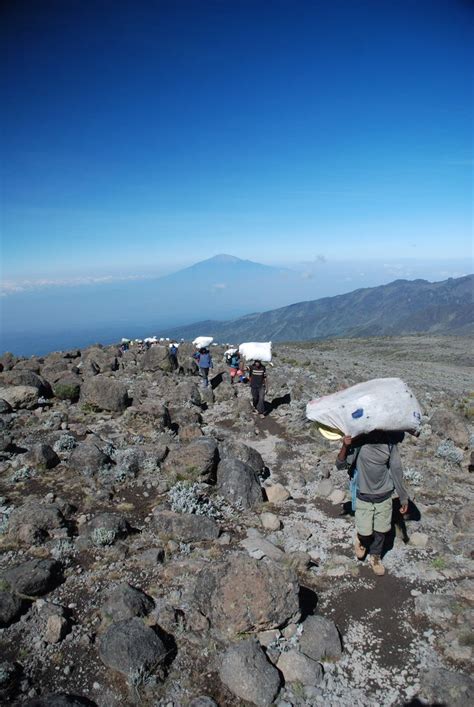 Machame Lemosho And Umbwe Routes Mount Meru In The Distance Mount