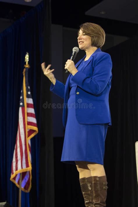 Democratic Candidate Senator Amy Klobuchar Appears at Editorial Stock ...