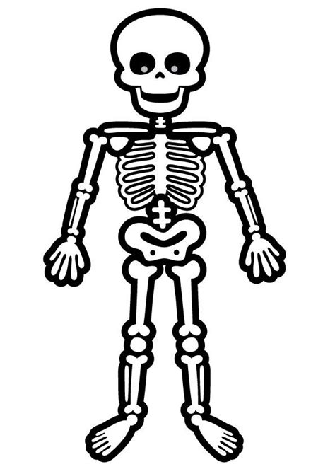 Large Printable Skeleton