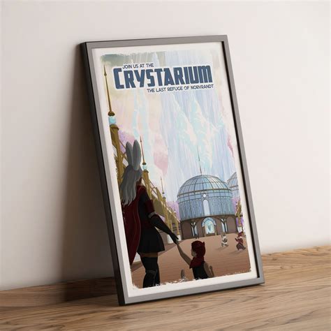 The Crystarium Final Fantasy Xiv Travel Poster Free Dlc Artwork