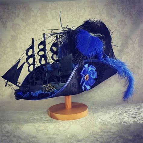 Tricorn hat, Pirate tricorn, Pirate hat, Pirate costume, Steampunk ...