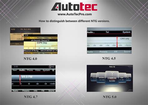 How To Identify The Ntg Version Of The Oem Mercedes Benz Radio