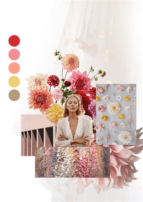 FLOWER MOODBOARDS Moodboard Of 2020 Behance