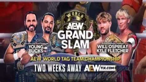 AEW Tag Team Title Match Set For AEW Dynamite: Grand Slam - Wrestlezone