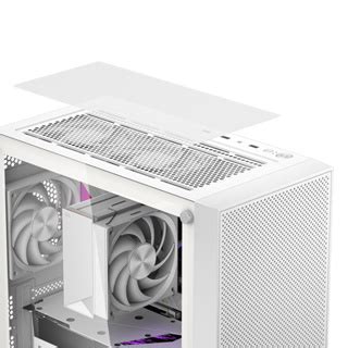 Jual Casing PCCooler C3 B310 Black White Free 4 Fan RGB Micro ATX