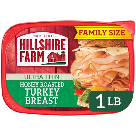 Hillshire Farm Ultra Thin Sliced Honey Roasted Turkey Breast Deli Lunch