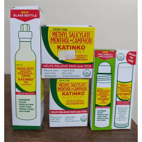 Katinko Methyl Salicylate Mentholcamphor Shopee Philippines Images