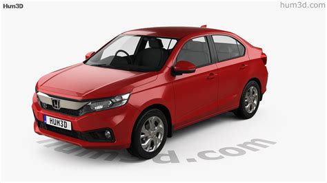 360 View Of Honda Amaze 2021 3d Model Hum3d Store