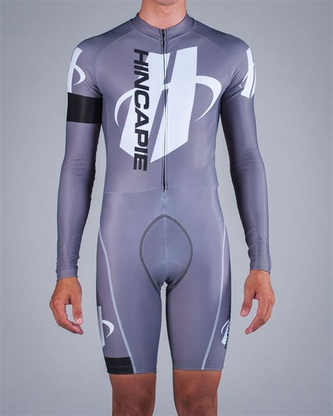 Mens Element Long Sleeve Skinsuit Hincapie Custom Cycling Outfit