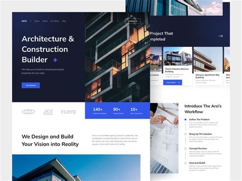 Arsi Architecture Agency Landing Page Landing Page Architecture