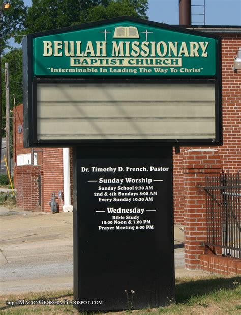 House of Worship: Beulah Missionary Baptist Church