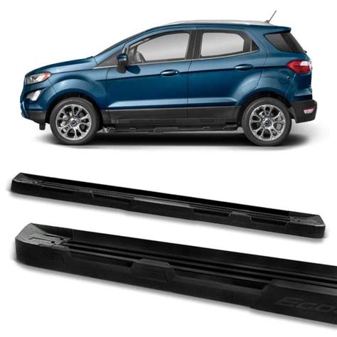 Estribo Lateral Ecosport 2013 A 2021 Off Road Preto Fosco Stribus