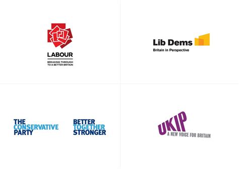 A New Look At The UK Political Party Logos – PRINT Magazine