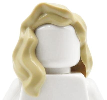 Lego Minifigure Hair Female Blonde Long And Wavy Extra Extra Bricks