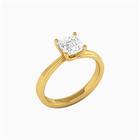 Asscher Lab Diamond Engagement Rings | Canada Made | Temple and Grace CA