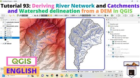 Deriving River Network And Catchments And Watershed Delineation From A