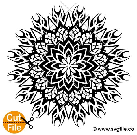 Mandala Flower 3 Svg 0 99 Cent Svg Files Life Time Access